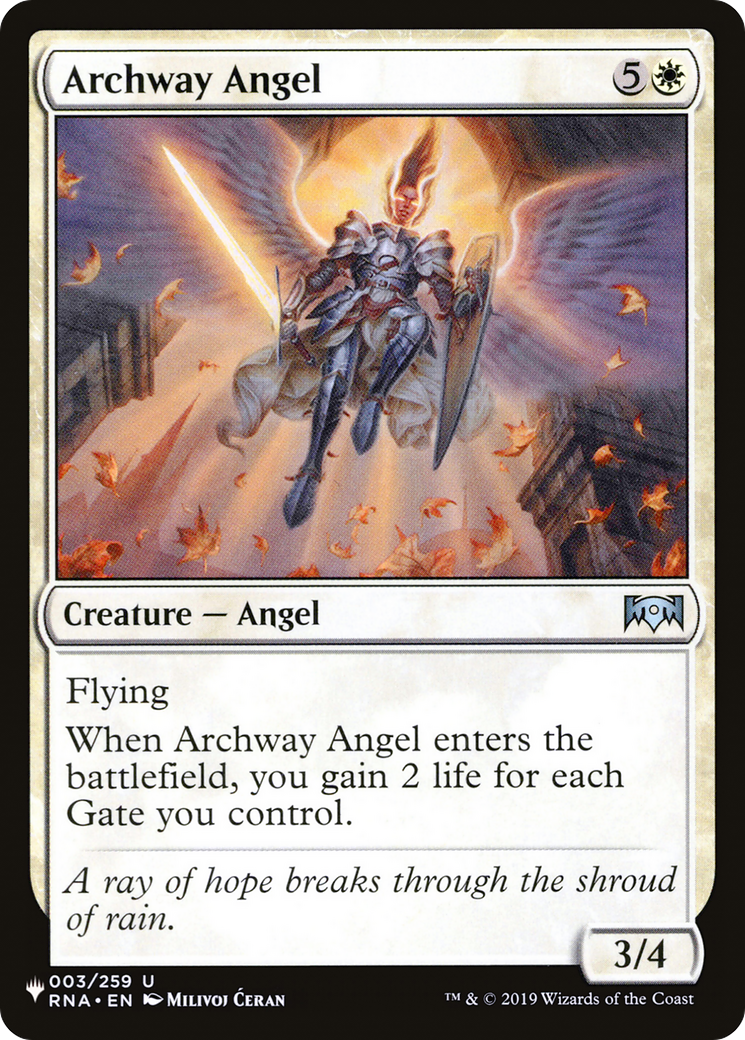 Archway Angel (LIST-RNA-3)  - The List
