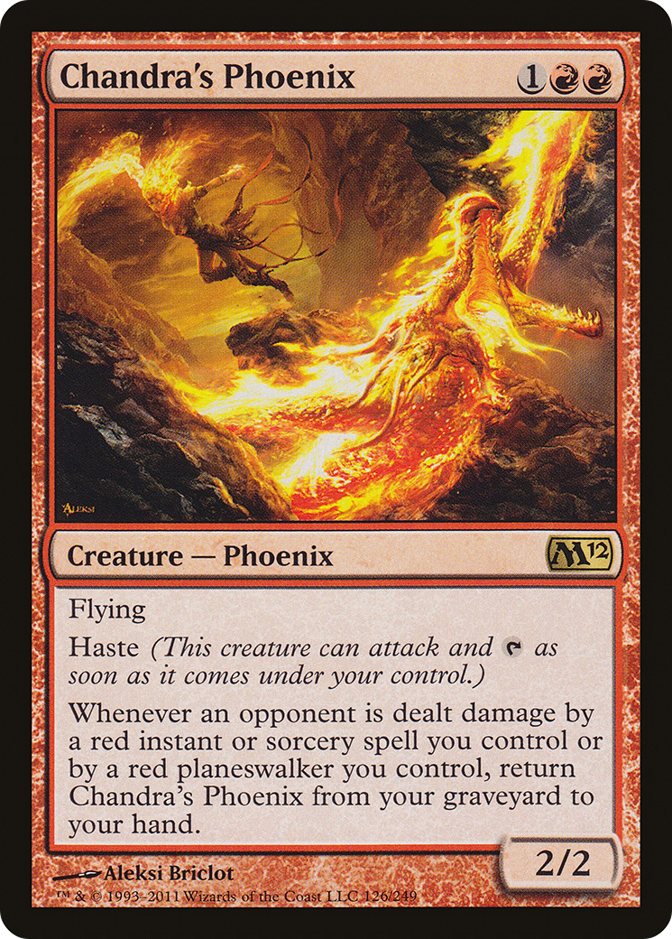 Chandra's Phoenix (M12-126)  Foil - Magic 2012
