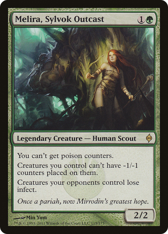 Melira, Sylvok Outcast (NPH-115)  Foil - New Phyrexia