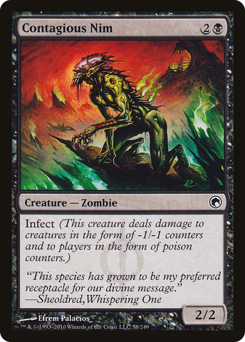 Contagious Nim (SOM-058)  Foil - Scars of Mirrodin