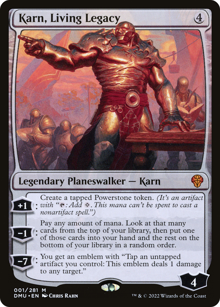 Karn, Living Legacy (DMU-001)  Foil - Dominaria United