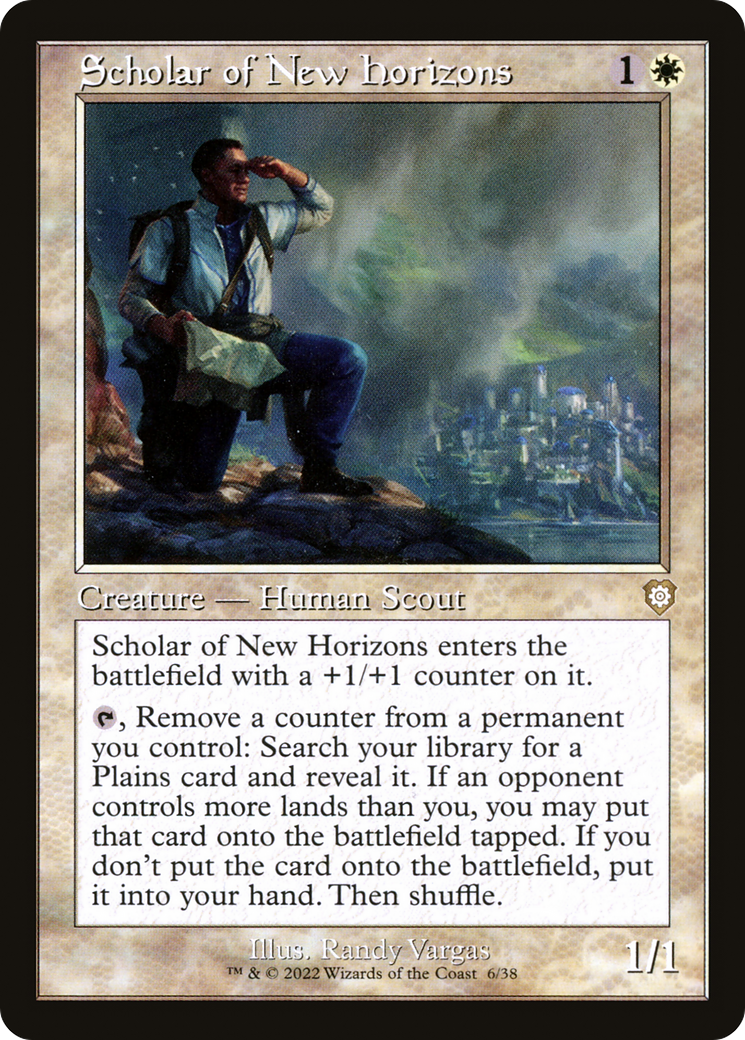 Scholar of New Horizons (Retro Frame) (BRC-006)  - The Brothers' War Commander