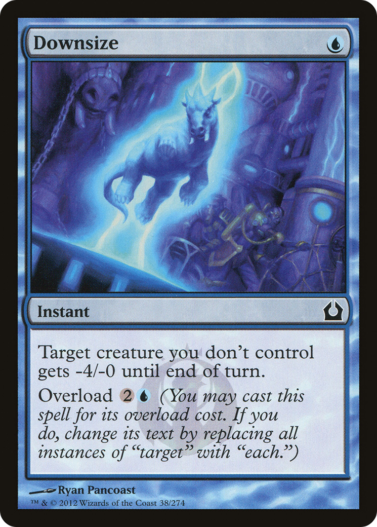 Downsize (RTR-038)  Foil - Return to Ravnica