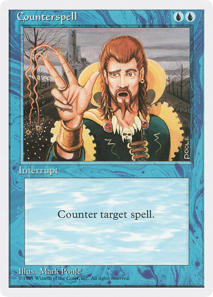 Counterspell (4ED-065)  - Fourth Edition