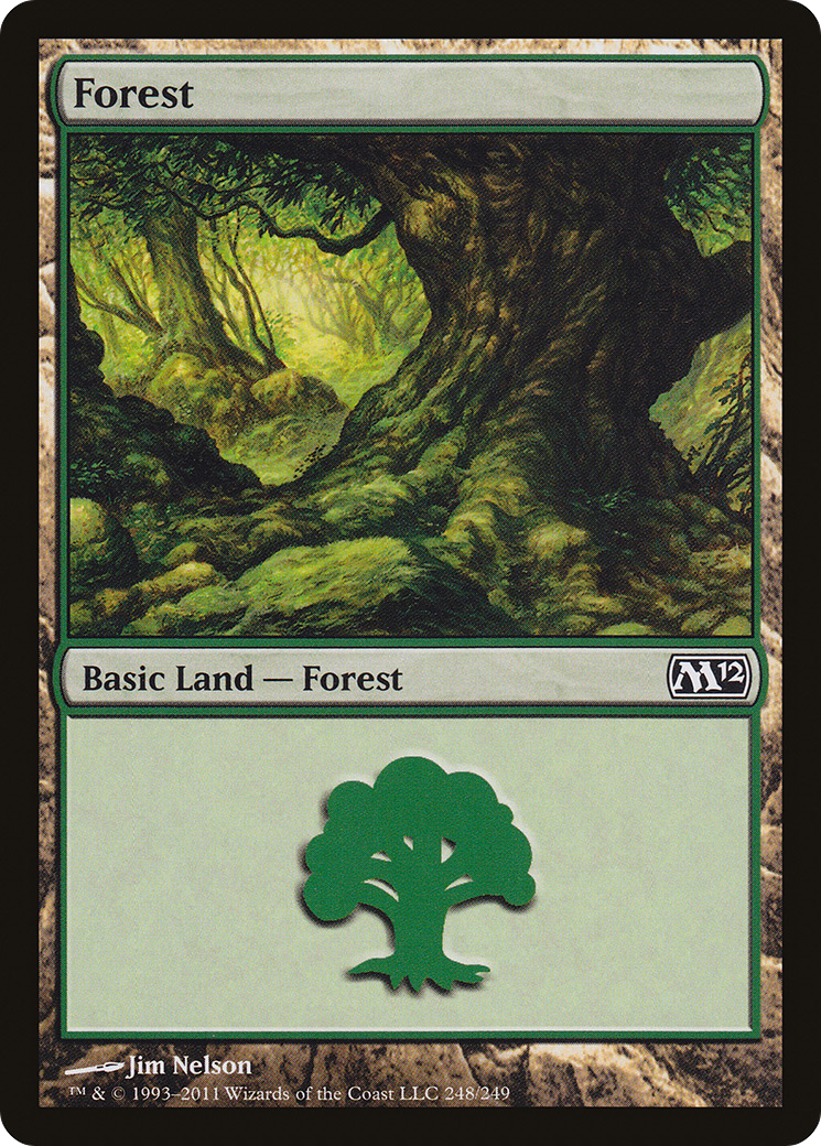 Forest (248) (M12-248)  Foil - Magic 2012