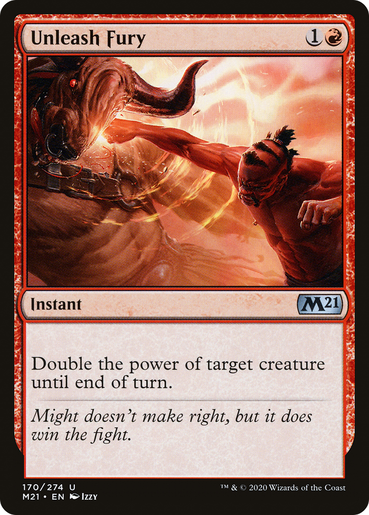 Unleash Fury (M21-170)  - Core Set 2021