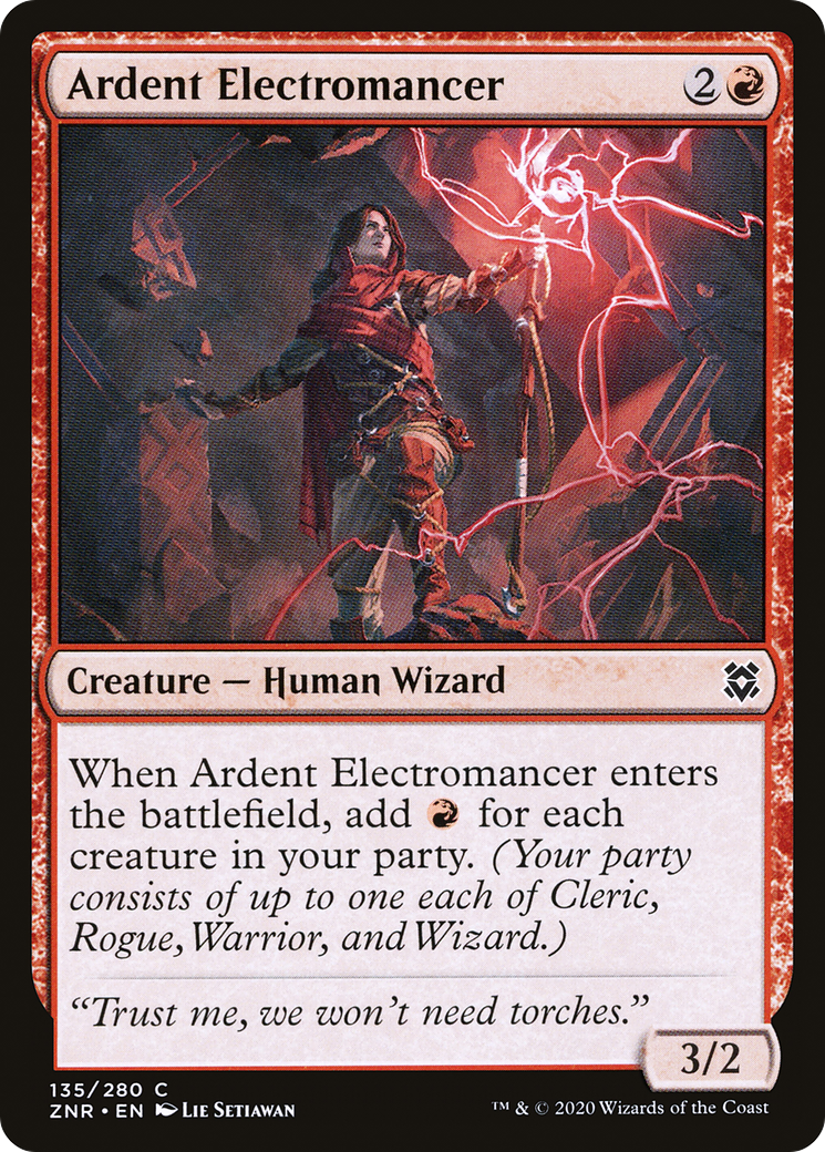 Ardent Electromancer (ZNR-135)  - Zendikar Rising