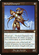 Etched Champion (Retro Frame) (BRC-140)  - The Brothers' War Commander