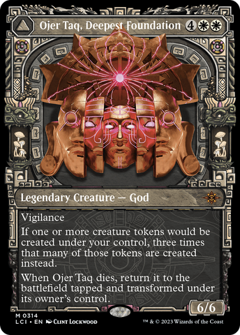 Ojer Taq, Deepest Foundation (Showcase) (LCI-314)  Foil - The Lost Caverns of Ixalan: (Showcase)