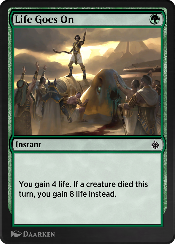 Life Goes On (AKR-199)  - Amonkhet Remastered