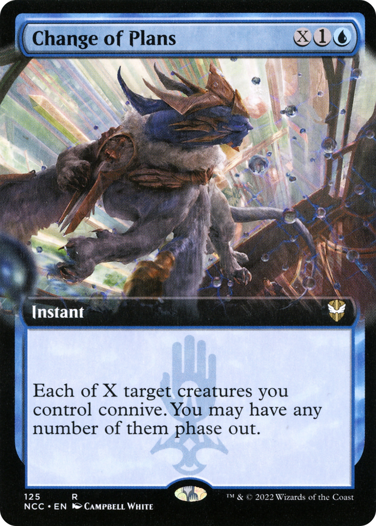 Change of Plans (Extended Art) (NCC-125)  - New Capenna Commander: (Extended Art)