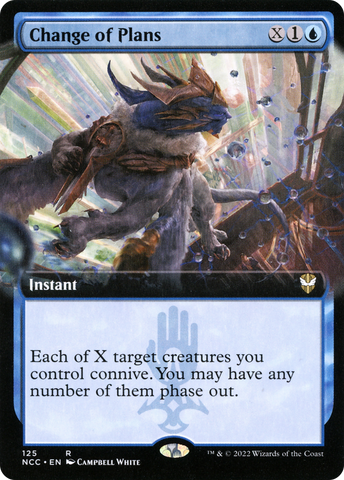 Change of Plans (Extended Art) (NCC-125)  - New Capenna Commander: (Extended Art)