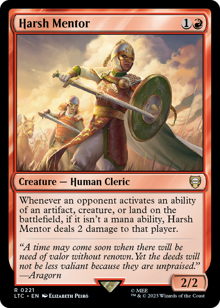 Harsh Mentor (LTC-221)  - Tales of Middle-earth Commander