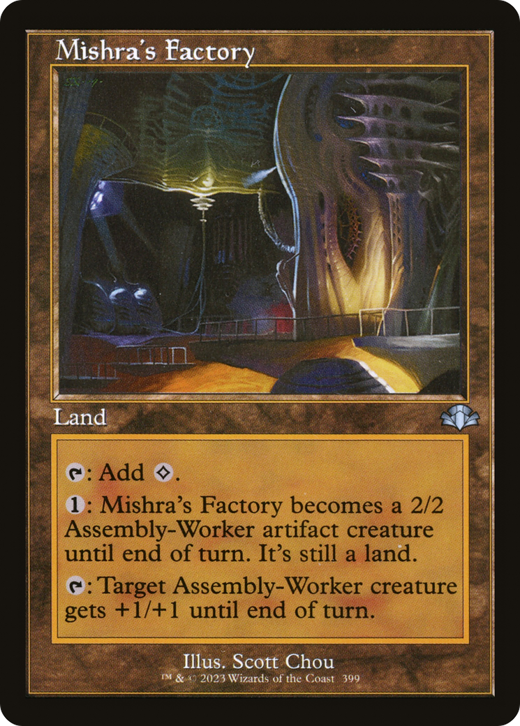 Mishra's Factory (Retro Frame) (DMR-399)  Foil - Dominaria Remastered