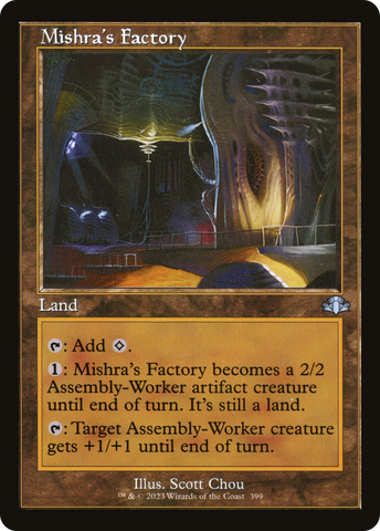 Mishra's Factory (Retro Frame) (DMR-399)  Foil - Dominaria Remastered