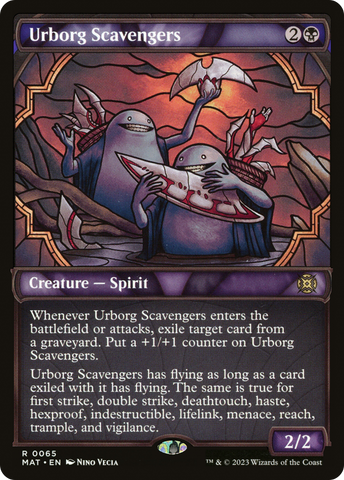 Urborg Scavengers (Showcase) (MAT-065)  Foil - March of the Machine: The Aftermath: (Showcase)