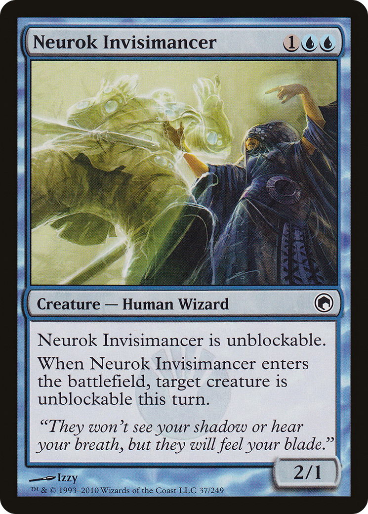 Neurok Invisimancer (SOM-037)  Foil - Scars of Mirrodin