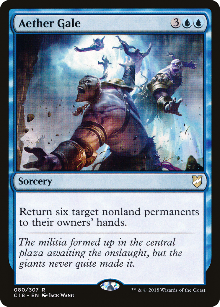 Aether Gale (C18-080)  - Commander 2018