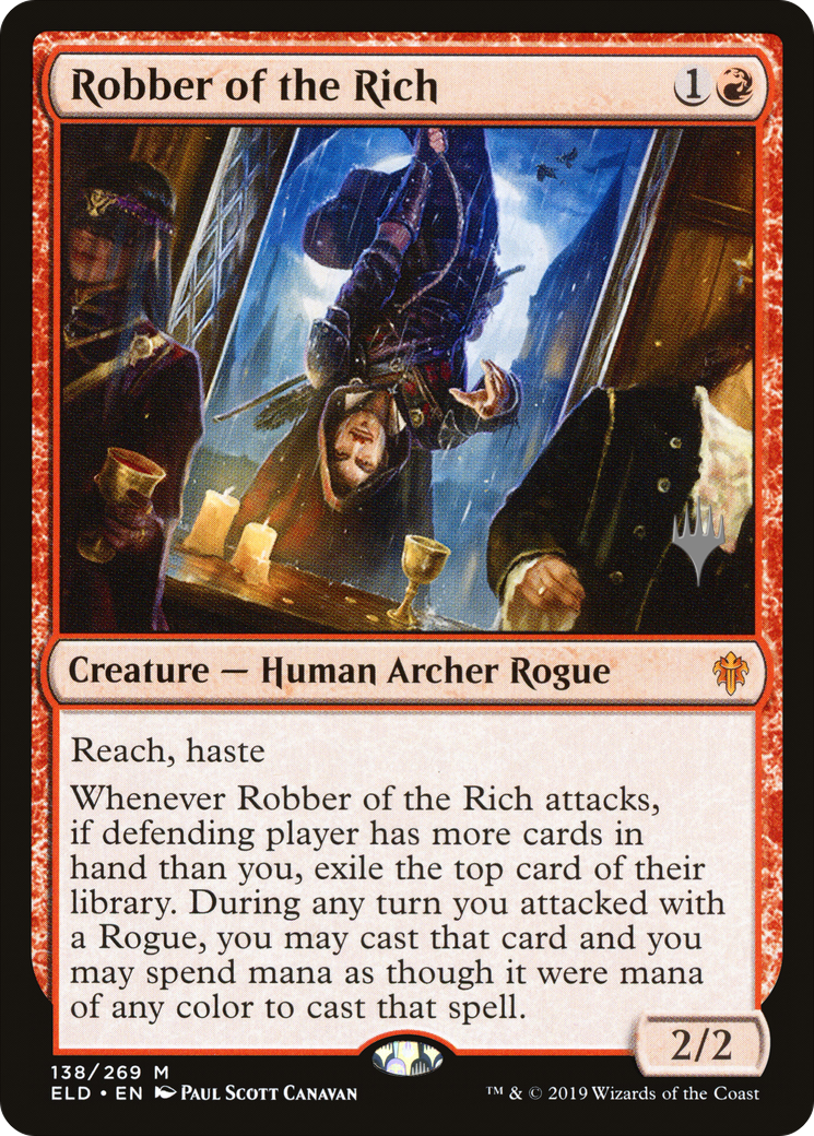 Robber of the Rich (PPELD-138P) - Throne of Eldraine Promos Foil