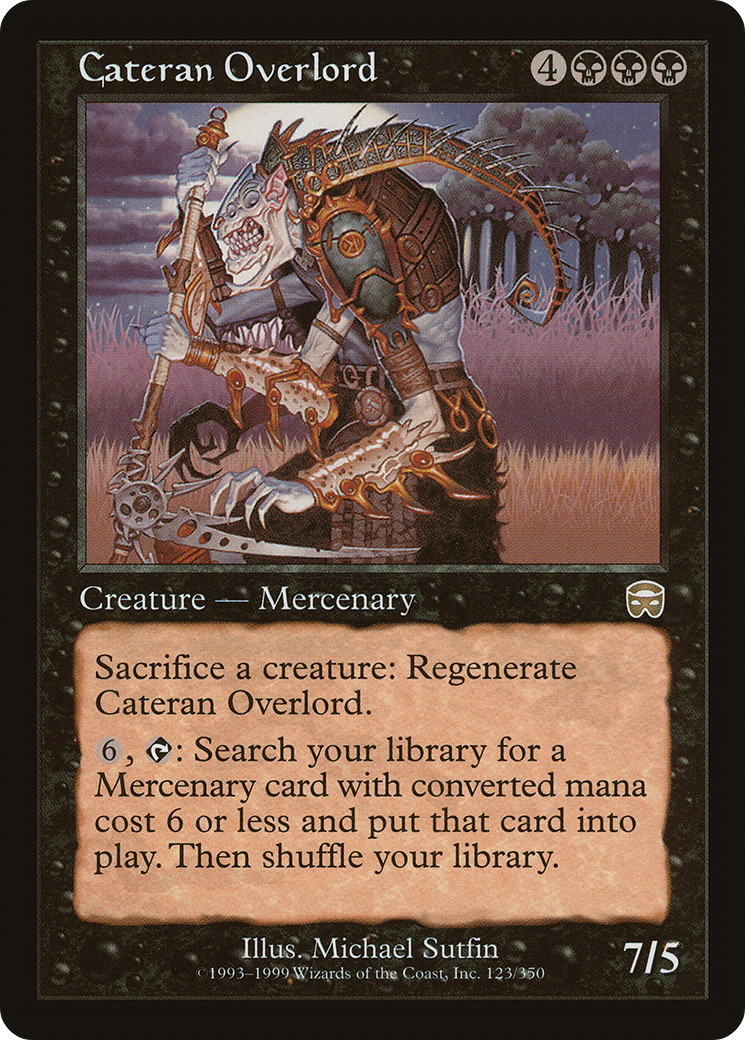 Cateran Overlord (MMQ-123)  Foil - Mercadian Masques