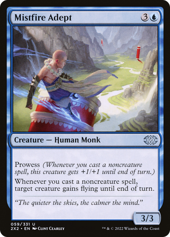 Mistfire Adept (2X2-059)  - Double Masters 2022