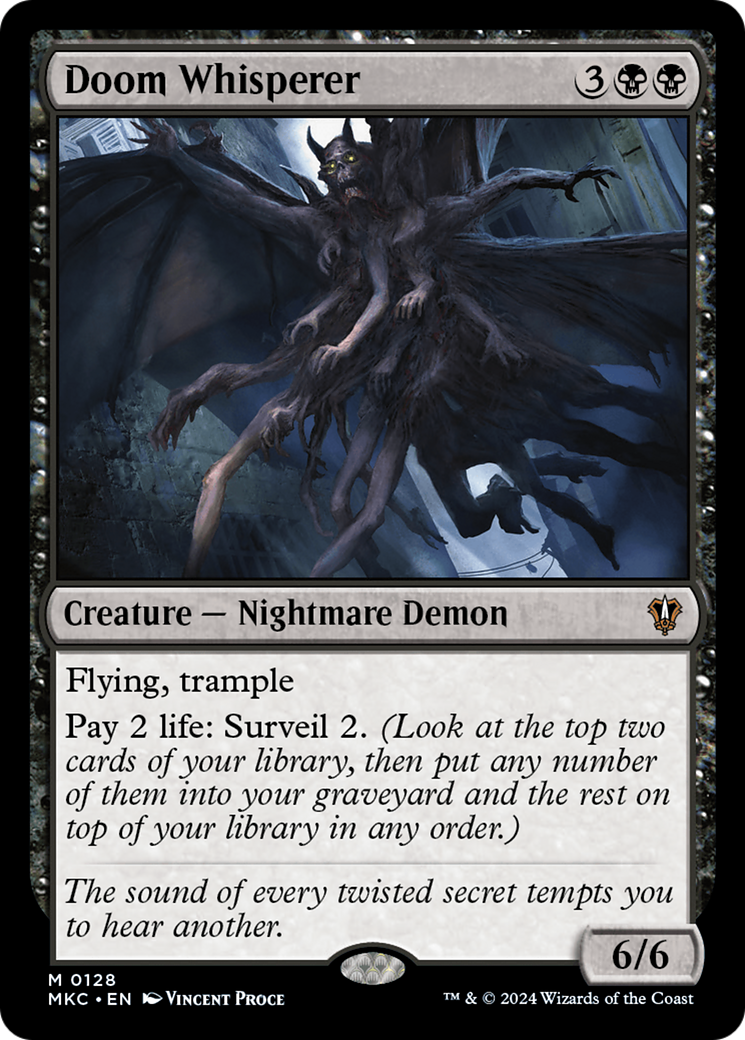 Doom Whisperer (MKC-128)  - Murders at Karlov Manor Commander