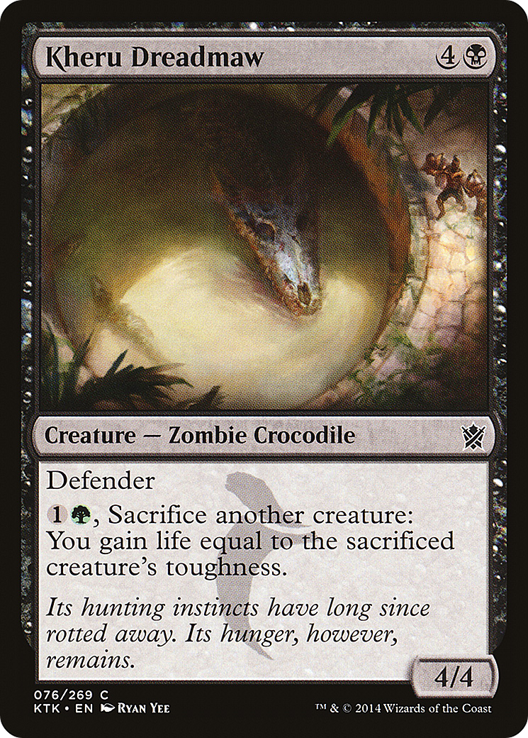 Kheru Dreadmaw (KTK-076)  - Khans of Tarkir