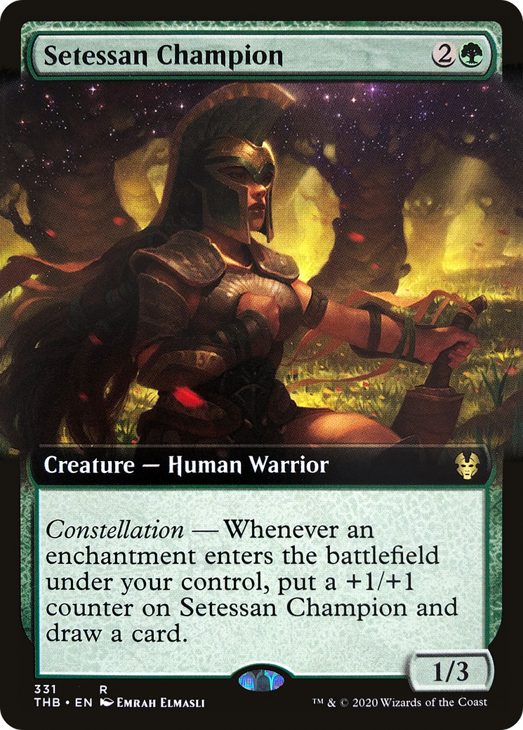 Setessan Champion (Extended Art) (THB-331)  - Theros Beyond Death: (Extended Art)
