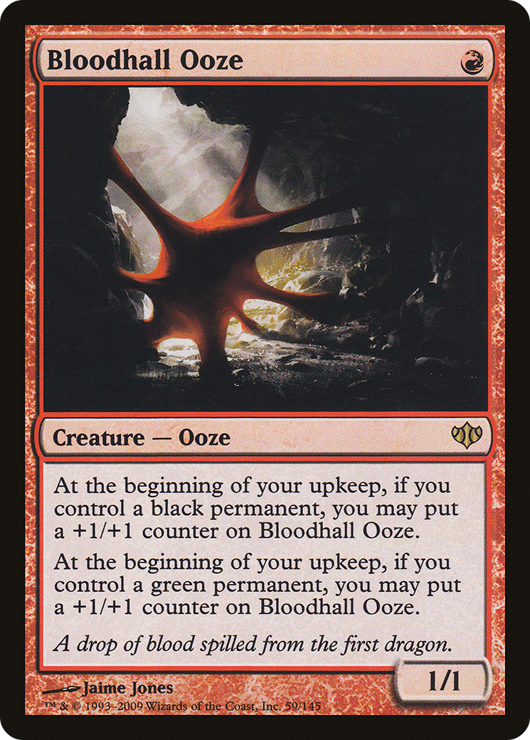 Bloodhall Ooze (CON-050)  Foil - Conflux