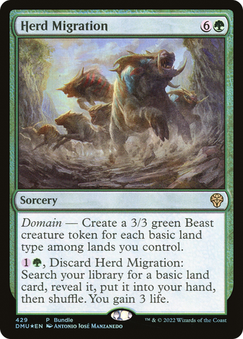 Herd Migration (DMU Bundle) (UMP-429)  Foil - Dominaria United