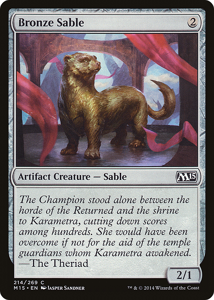 Bronze Sable (M15-214)  Foil - Magic 2015