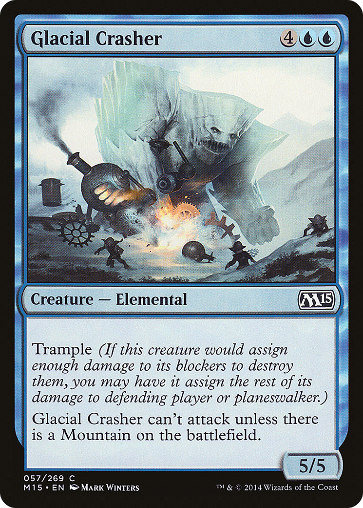 Glacial Crasher (M15-057)  Foil - Magic 2015