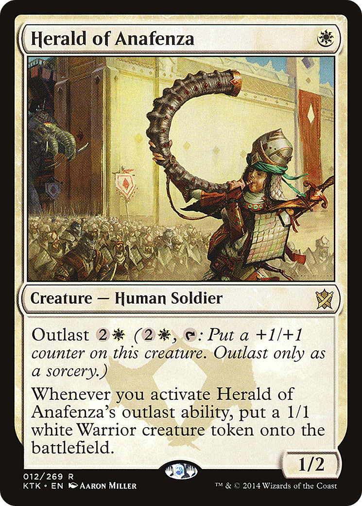 Herald of Anafenza (KTK-012) - Khans of Tarkir Foil