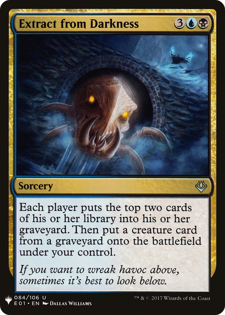 Extract from Darkness (LIST-084)  - The List