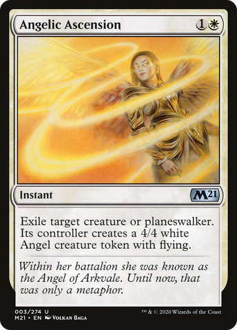 Angelic Ascension (M21-003)  Foil - Core Set 2021
