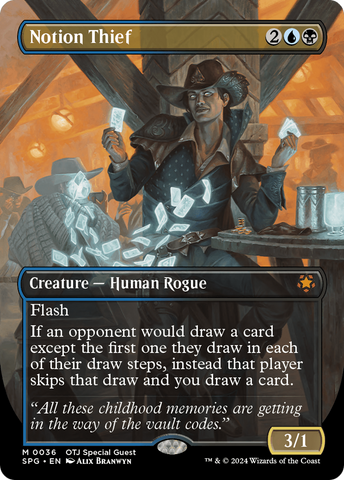 Notion Thief (Borderless) (SPG-036)  Foil - Special Guests