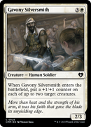 Gavony Silversmith (CMM-025)  - Commander Masters