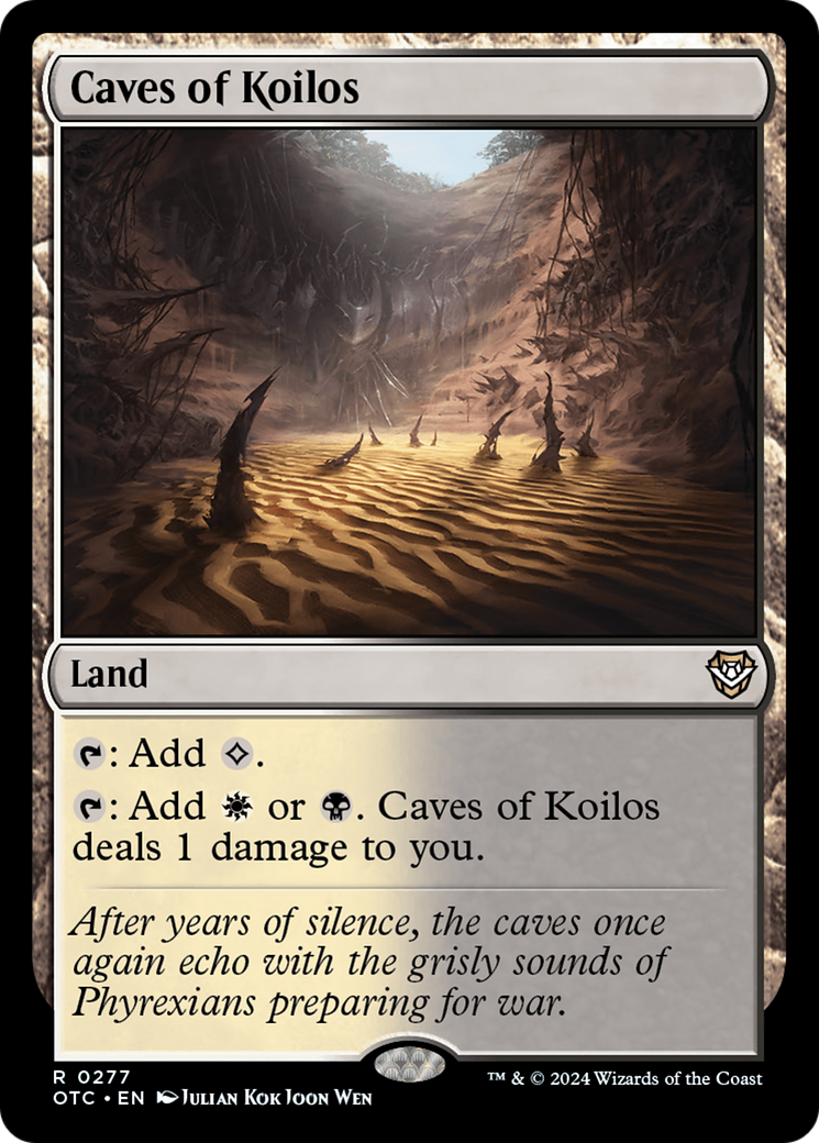 Caves of Koilos (OTC-277)  - Outlaws of Thunder Junction Commander