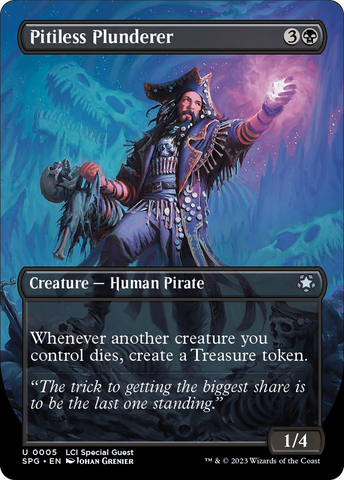 Pitiless Plunderer (Borderless) (SPG-005)  Foil - Special Guests