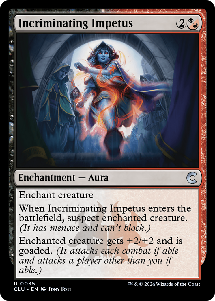 Incriminating Impetus (CLU-035)  - Ravnica: Clue Edition