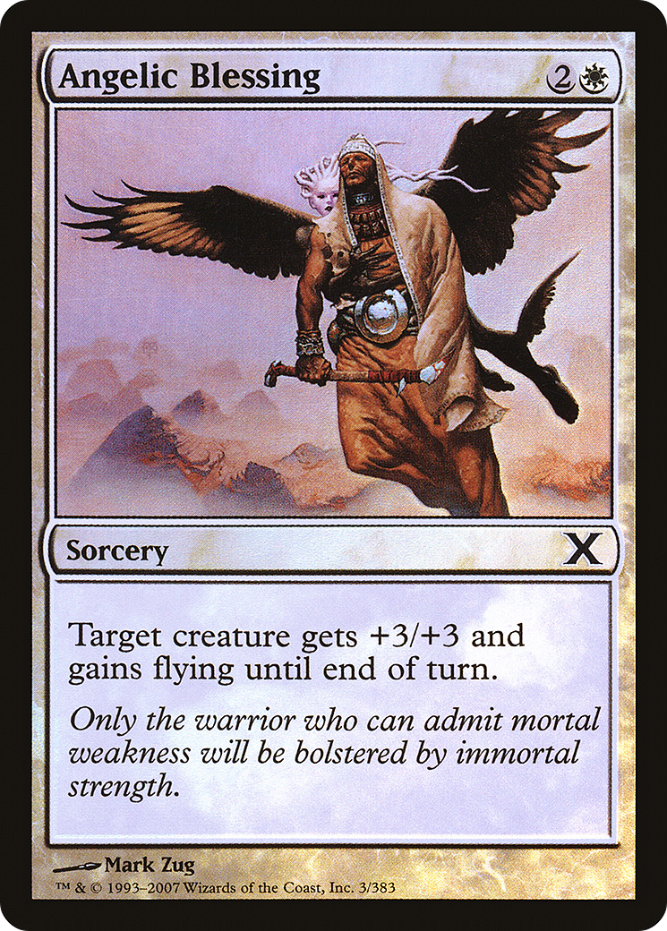 Angelic Blessing (10E-03★)  Foil - Tenth Edition