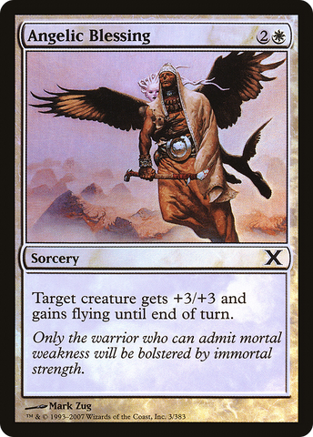 Angelic Blessing (10E-03★)  Foil - Tenth Edition