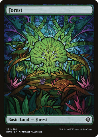 Forest (Showcase) (DMU-281)  Foil - Dominaria United
