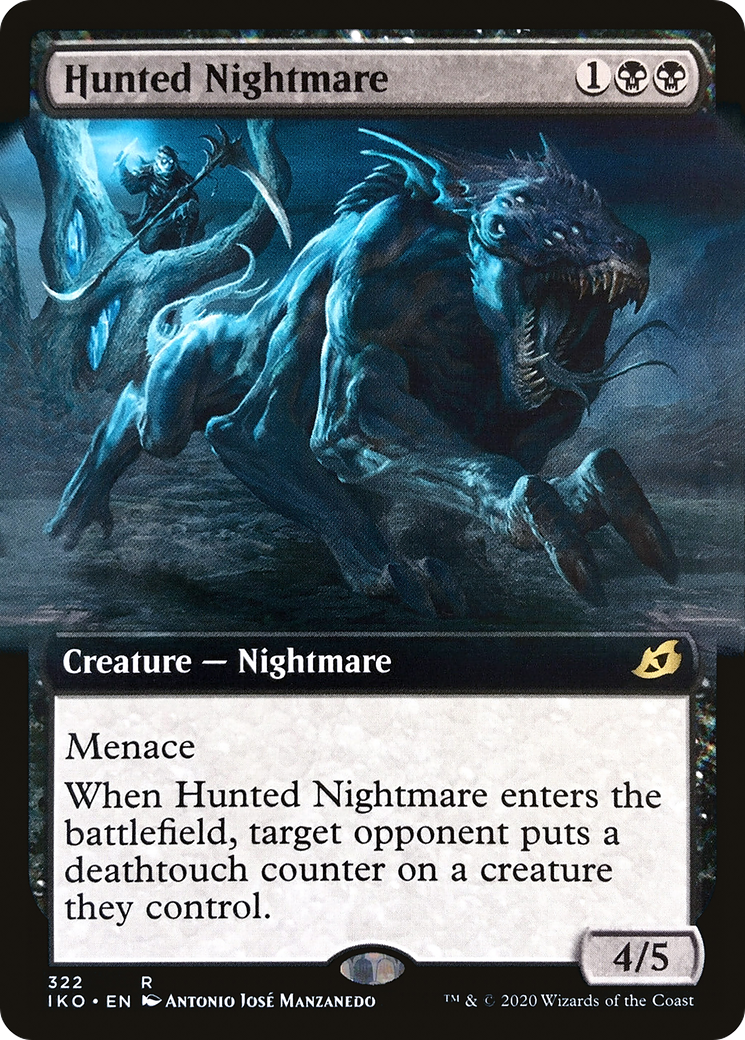 Hunted Nightmare (Extended Art) (IKO-322)  - Ikoria: Lair of Behemoths: (Extended Art)
