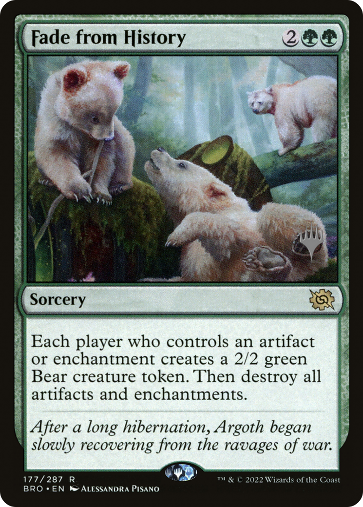 Fade from History (PPBRO-177)  Foil - The Brothers' War Promos