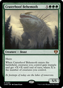 Craterhoof Behemoth (CMM-280)  Foil - Commander Masters