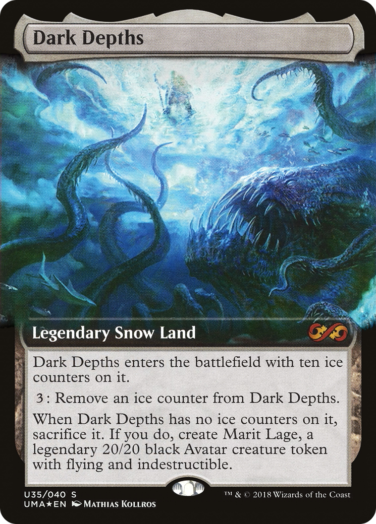 Dark Depths (UMA:BT-U35)  Foil - Ultimate Box Topper: (Extended Art)