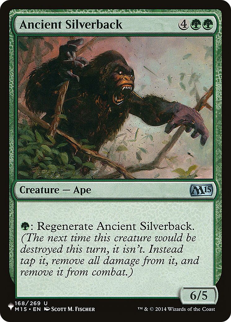 Ancient Silverback (LIST-M15-168)  - The List