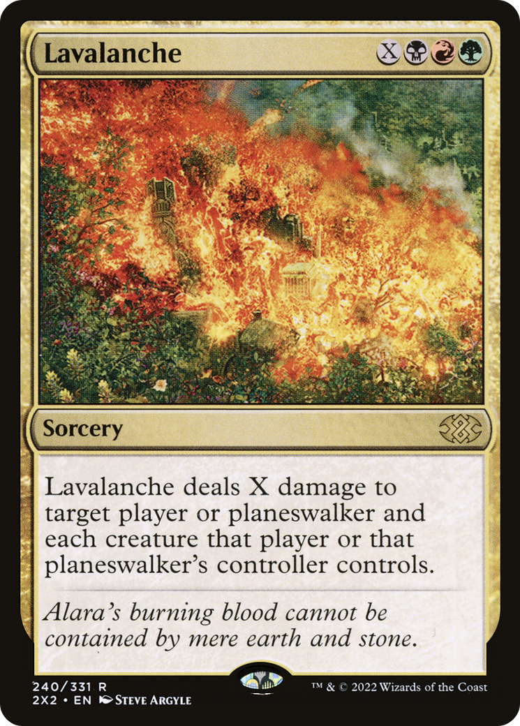 Lavalanche (2X2-240)  Foil - Double Masters 2022