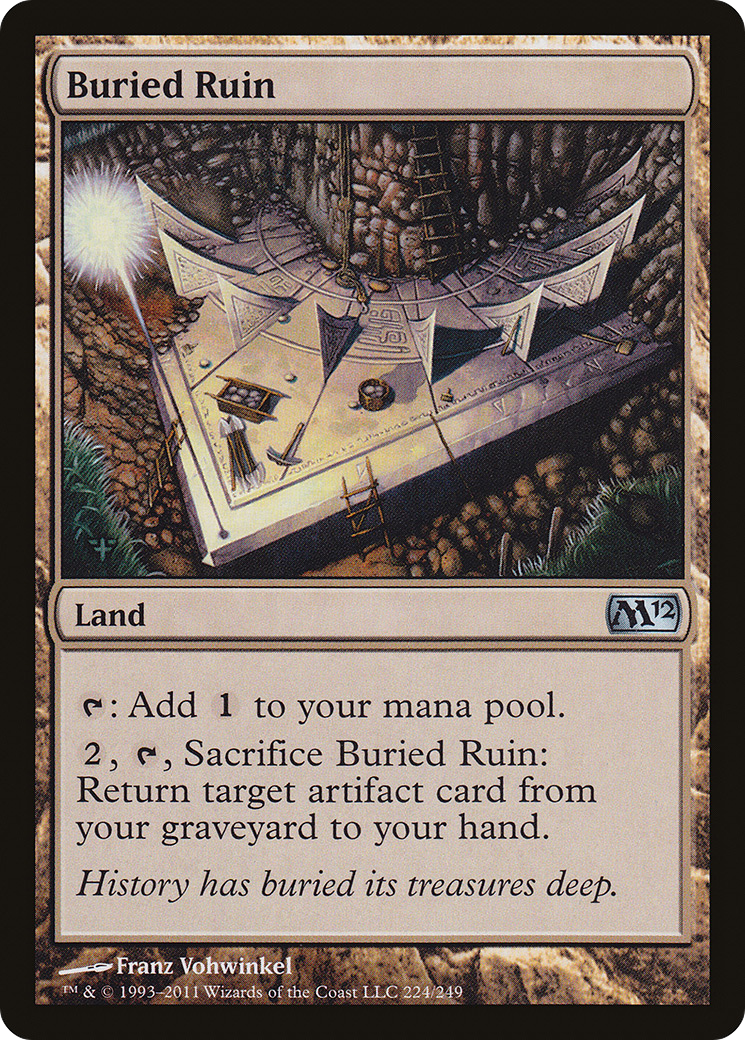 Buried Ruin (M12-224)  Foil - Magic 2012